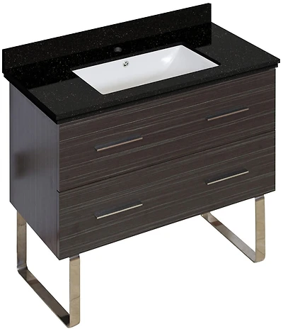 Imaginations Américaines po W Vanity Set Gris