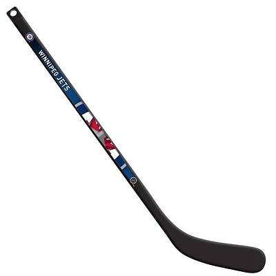NHL Winnipeg Jets Ultimate Player Composite Mini Stick Right Handed - White or Black, NHL Winnipeg comp mini stick