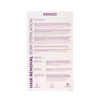 Rasoir rechargeable KENZZI 2-en-1 pour le corps et le visage, tondeuse et rasoir à lame circulaire, violet