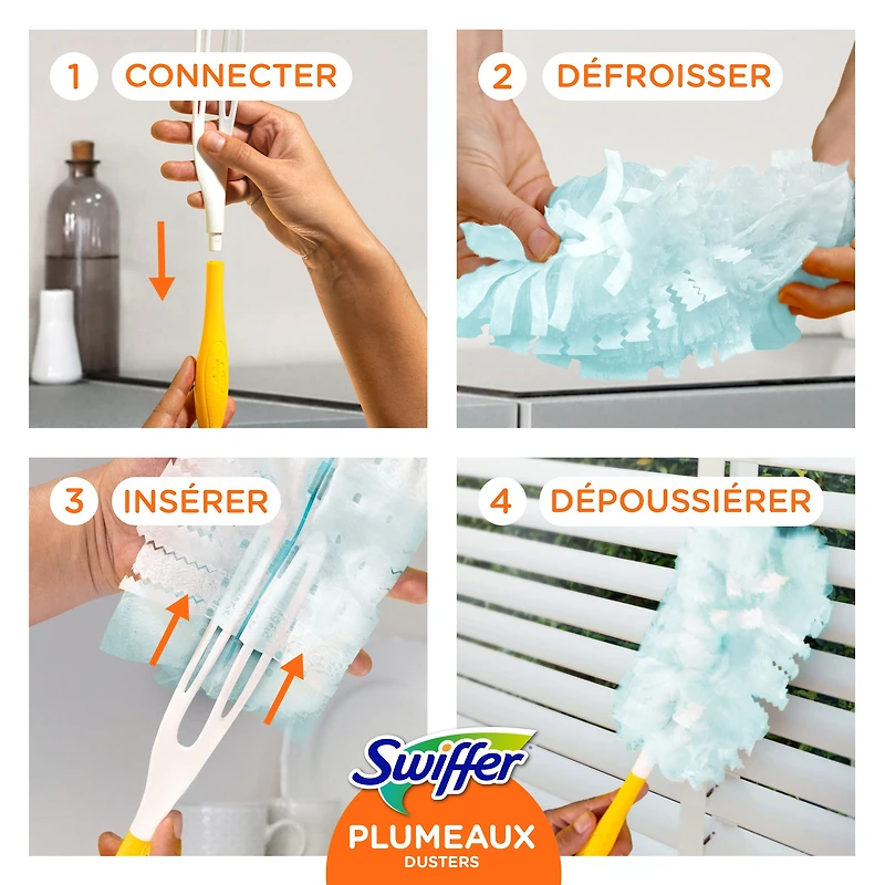 Swiffer Dusters Multi-Surface Duster Refills for Cleaning, Lavender Scent, 10CT