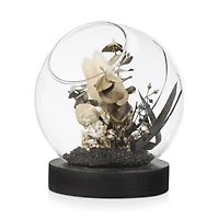 Bouclair Branches décorative dans un dôme en verre Coussin fausse fourrure à motif