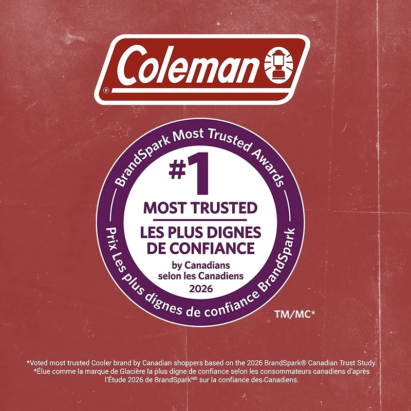 Glacière rigide premium Coleman Pro, 17 qt (16 pintes), format boîte à lunch, robuste, ultralégère, couvercle et corps entièrement isolés, garde le froid pendant des jours