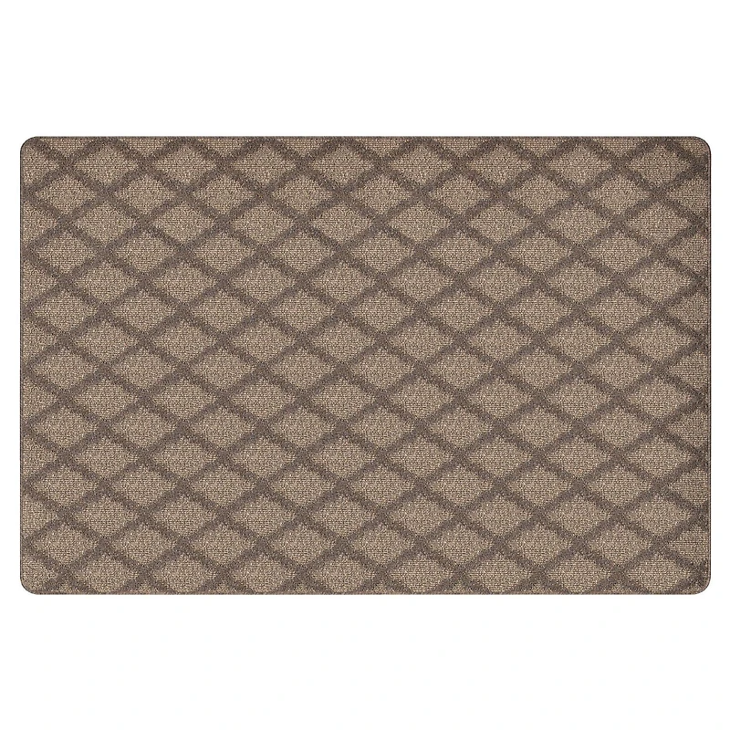 Tapis Stampford Gris de 4 pi x 6 pi Tapis Mainstays Stampford Gris de 4 pi x 6 pi