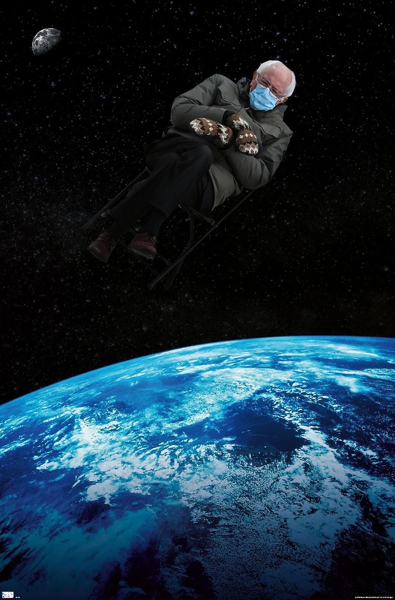Earth To Bernie Wall Poster, 22.375" x 34"