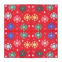 Serviettes de table en papier multicolores effet métallisé de Noël – Tinsel Town, 33 x 33 cm, 24 pièces, Holiday Time