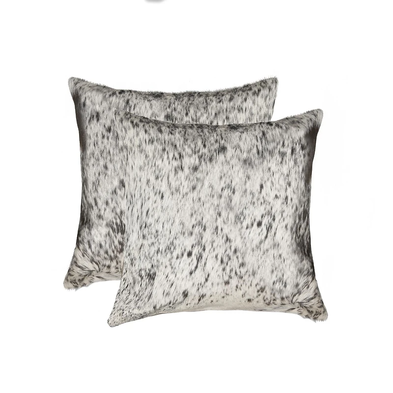 TORINO KOBE COWHIDE PILLOW 18"X18" 2-PACK