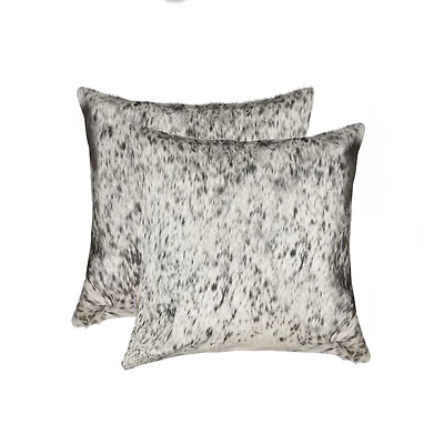 TORINO KOBE COWHIDE PILLOW 18"X18" 2-PACK