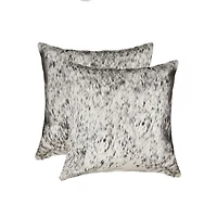 TORINO KOBE COWHIDE PILLOW 18"X18" 2-PACK