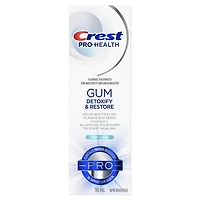 Dentifrice Crest Pro-Santé Gum Detoxify et Restore, nettoyage en profondeur