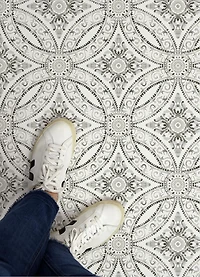 FloorPops Oasis Peel and Stick Floor Tiles Set of 20