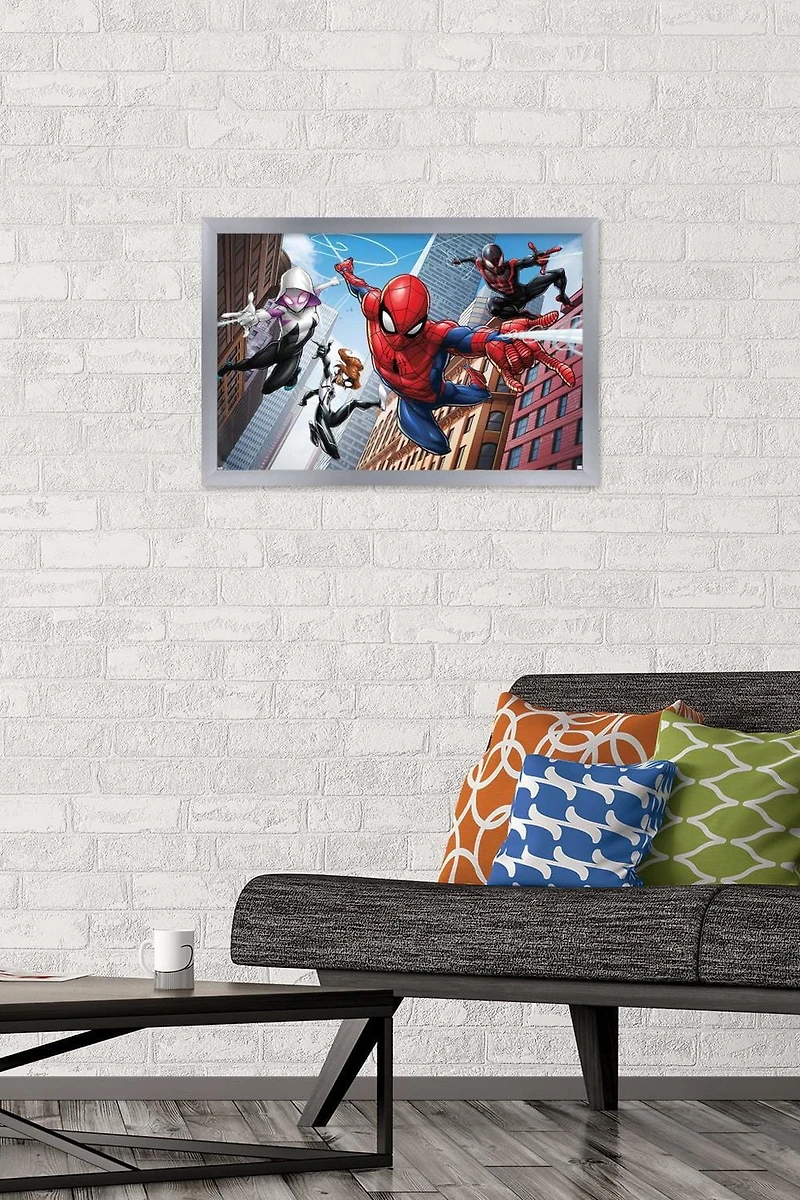 Marvel Comics - Spider-Man - Web Heroes Wall Poster, 22.375" x 34"