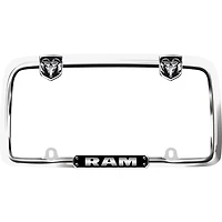 Cruiser Accessories Ram License Plate Frame, Chrome/Black