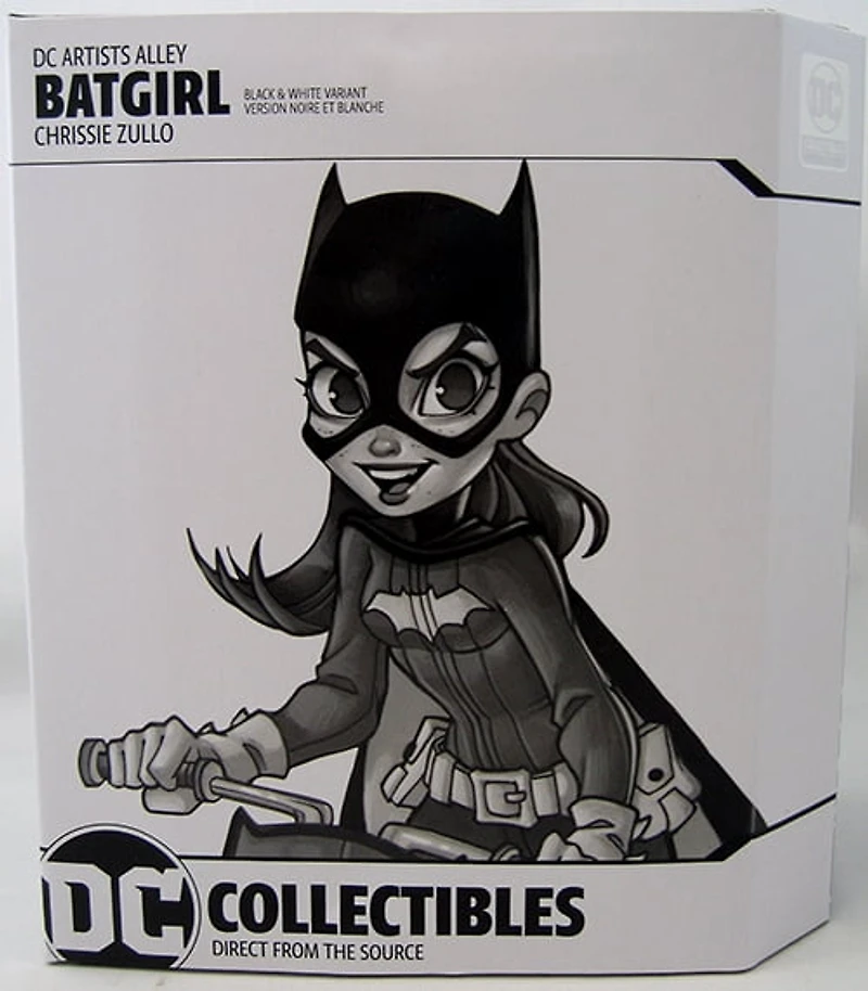 DC ARTIST ALLEY BATGIRL BLACK & WHITE PVC FIGURE BY ZULLO