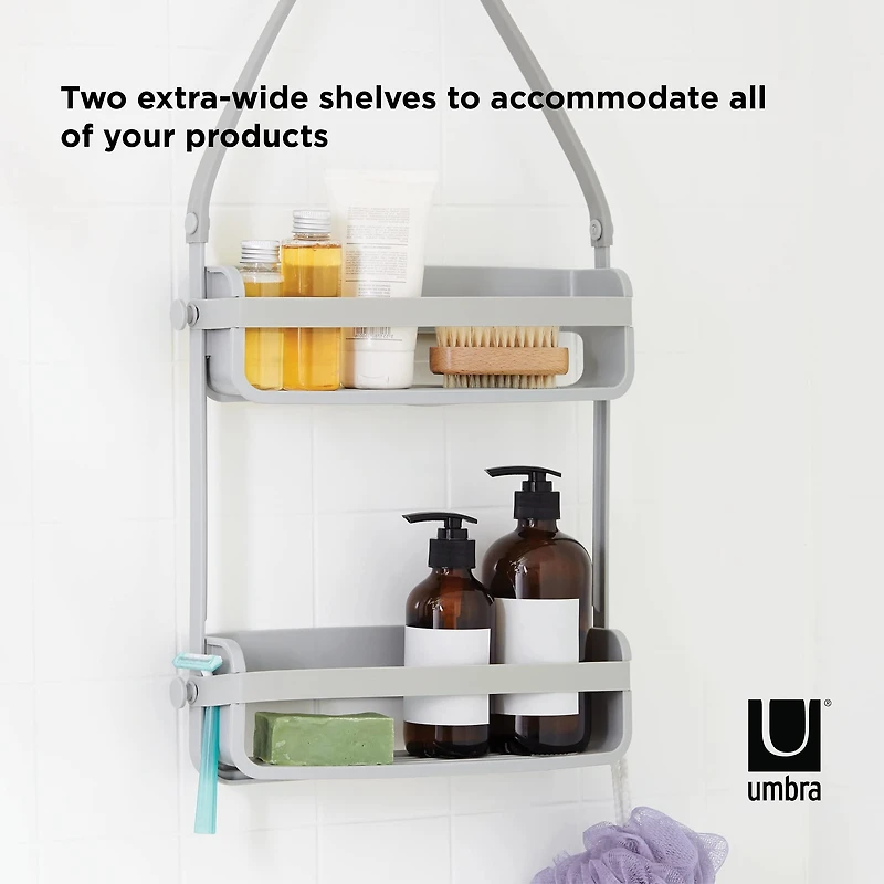 FLEX SHOWER CADDY GR