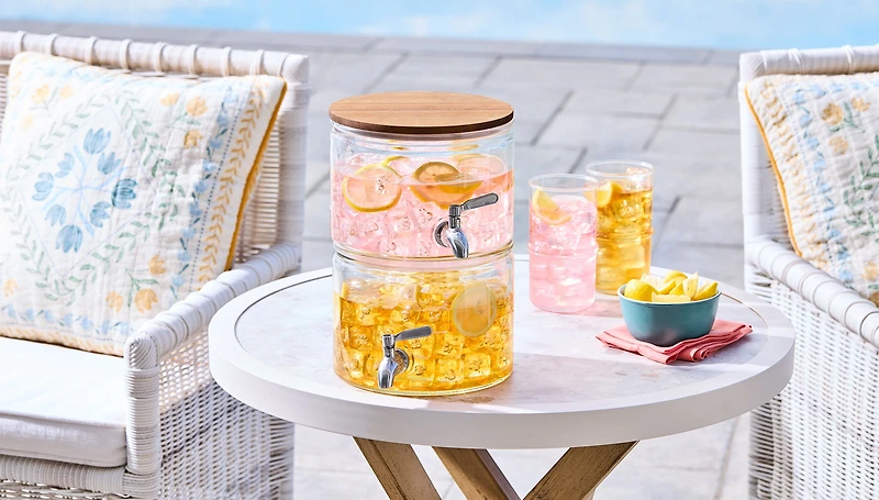 Better Homes & Gardens Clear Glass Beverage Dispenser