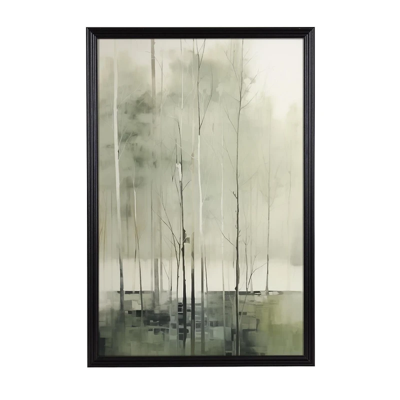 Cadre pour affiche noir Leno de hometrends Cadre d'affiche traditionnel