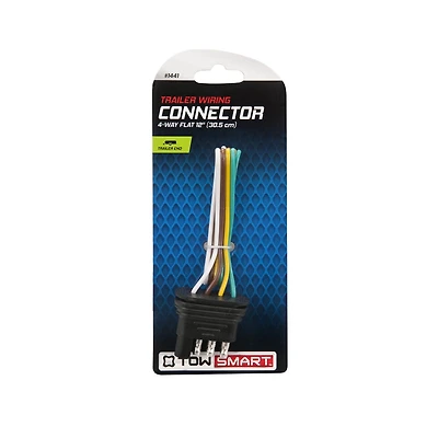 Connecteur pour câblage de remorque - 4 voies plat, 30,4 cm (12 po) Adaptateur de câblage de remorque