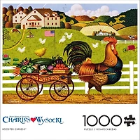 Buffalo Games - Charles Wysocki - Rooster Express - 1000 Piece Jigsaw Puzzle