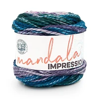 Lion Brand Mandala® Impressions Yarn #5 Bulky/Chunky Yarn 150g/150m 1 Ball