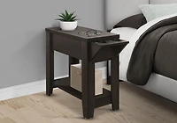 Monarch Specialties Accent Table, Side, End, Storage, Lamp, Living Room, Bedroom, Laminate, Brown, Transitional