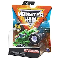 Monster Jam, Monster truck Grave Digger officiel, véhicule en métal moulé, série Shear Madness, échelle 1:64