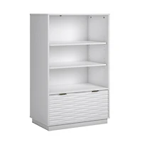 Sauder La Collection Morgan Main Bibliothèque, Finition White, 434924