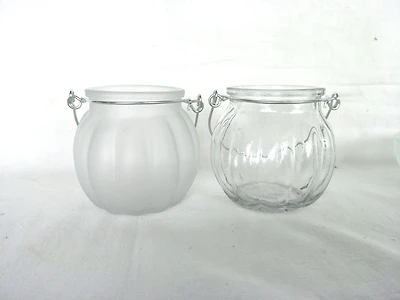 Porte-bougie en verre
