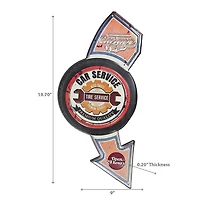 IH Casa Decor Embossed Metal Wall Sign Car And Tire Service