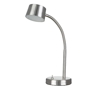 Mainstays LED Desk Lamp, Brushed Nickel