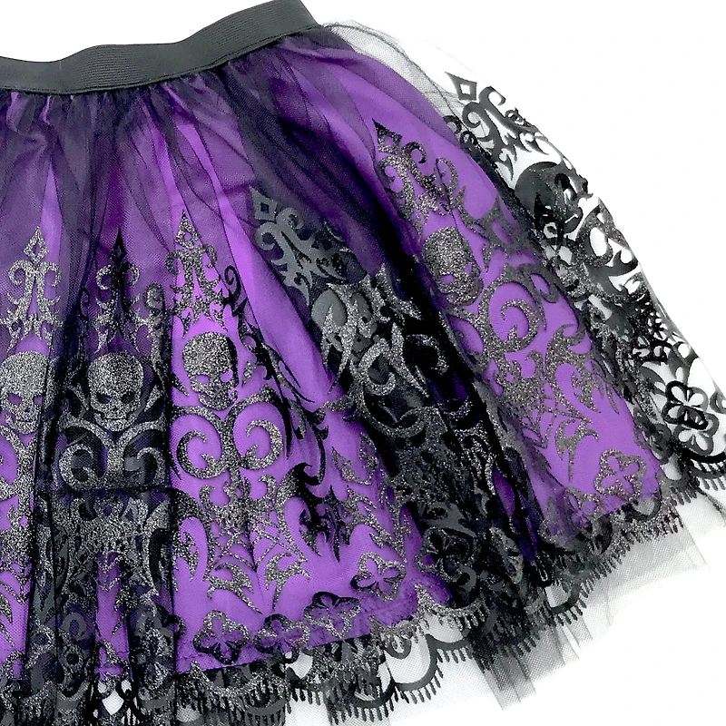 Tutu gothique violet - adulte Accessoires d'Halloween