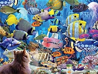 Buffalo Games - Le puzzle Cats - Aquatic Fantasies - en 750 pièces