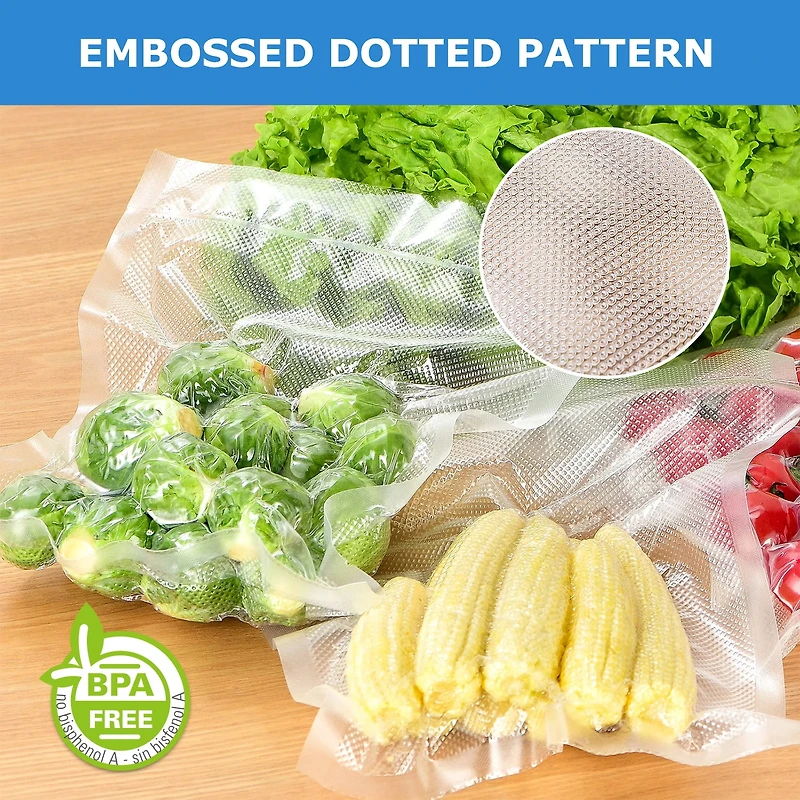 Mainstays Pre-Cut Vacuum Seal Bags, 1 Pint , 30 Count , Clear