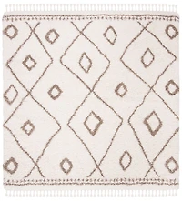 Safavieh Moroccan Fringe Barclay Tapis Géométrique Shag