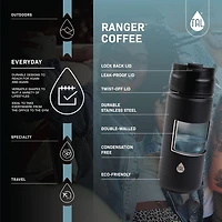 TAL Stainless Steel Ranger Coffee Mug 18 fl oz, Stainless, Great for coffee