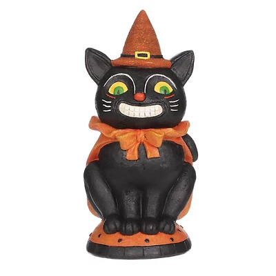 Halloween sur le thème noir CAT Table PC pour Halloween Décorations d’intérieur