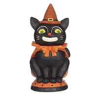 Halloween sur le thème noir CAT Table PC pour Halloween Décorations d’intérieur