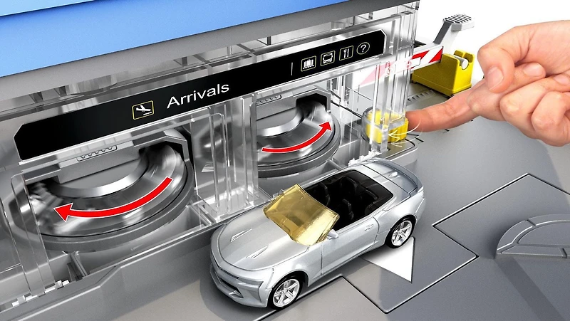 Coffret Aéroport Matchbox, avec sons et éléments mobiles