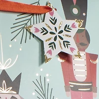 Holiday Time Large Nutcracker Christmas Gift Bag