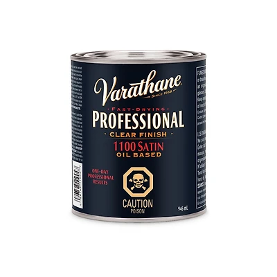 Teinture professionel pour bois Varathane à la base d'huile en satiné 946 ml