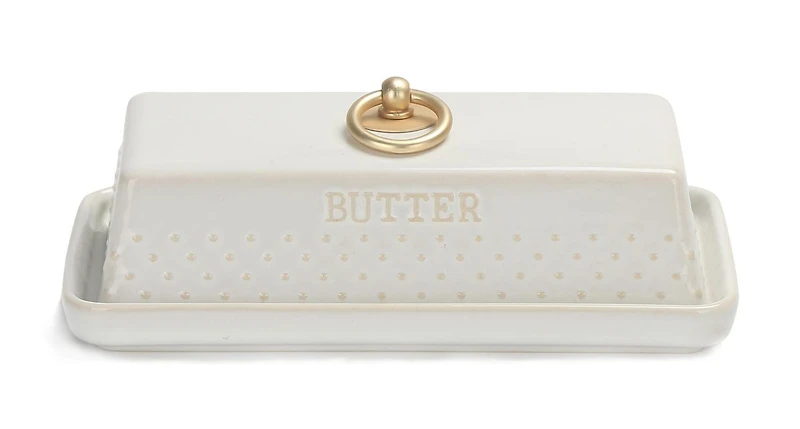 Mainstays Dot Series Butter Dish