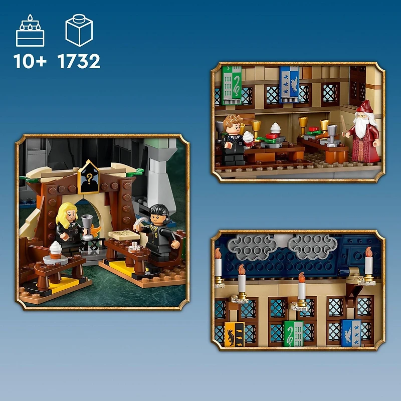 LEGO Harry Potter Hogwarts Castle: The Great Hall 76435 Ensemble de construction (1732 pièces)
