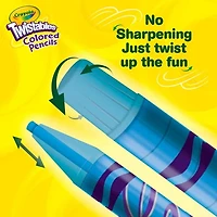 Crayola Twistables Coloured Pencils, 24 Count, 24 Twistable Coloured Pencils