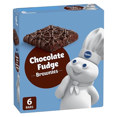 PillsburyMC Brownies Fondant au Chocolat Barres 6 barres, 150 g