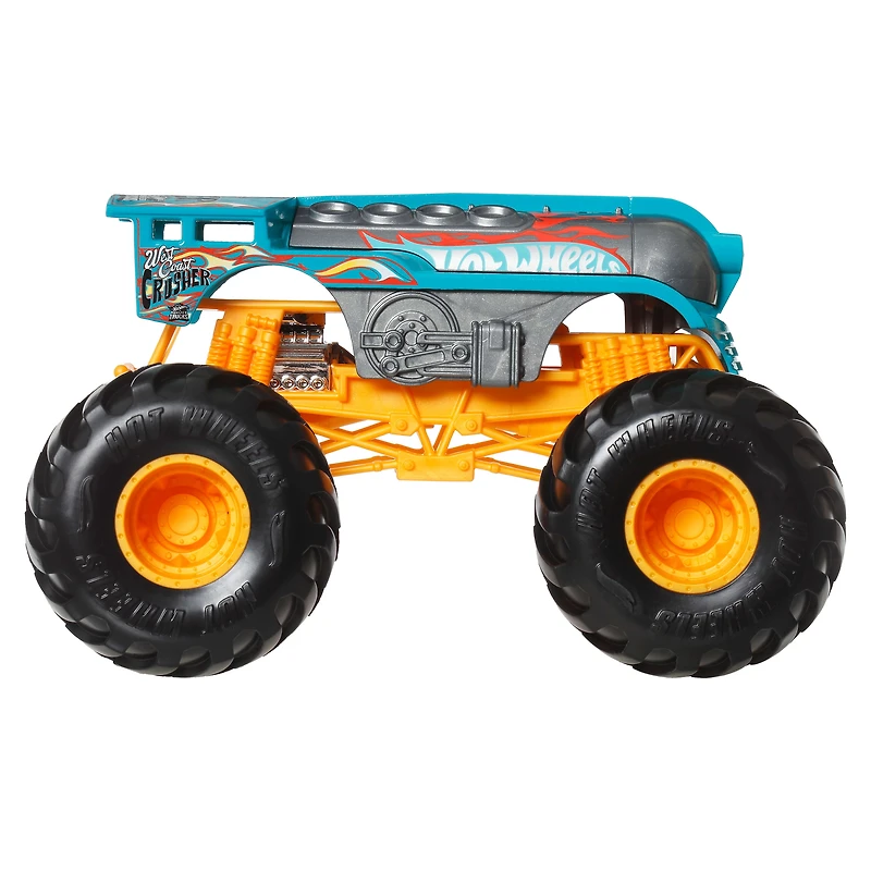 Hot Wheels Monster Trucks, Oversized Monster Truck in 1:24 Scale
