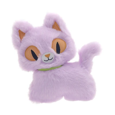 Spooky Glow-In-The-Dark Cat Plush Toy for Halloween