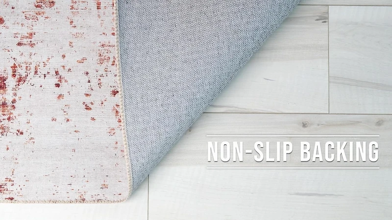 Rug Branch Emir Collection Traditional Oriental Distressed Water-Repellent Area