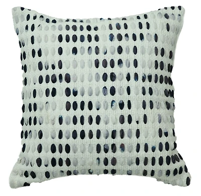 Coussin décoratif Ivory Park à rubans violet