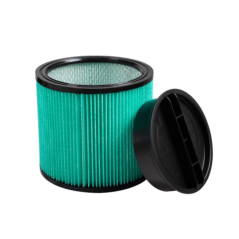 ST25-1045 Filtre à cartouche HEPA Stealth 5 gallons et plus avec capuchon pour aspirateurs eau / poussière