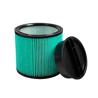 ST25-1045 Filtre à cartouche HEPA Stealth 5 gallons et plus avec capuchon pour aspirateurs eau / poussière