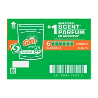 Gain Flings Laundry Detergent Pacs, Original Scent, with Odour Defense, concentrated laundry soap pacs, 16 Count
